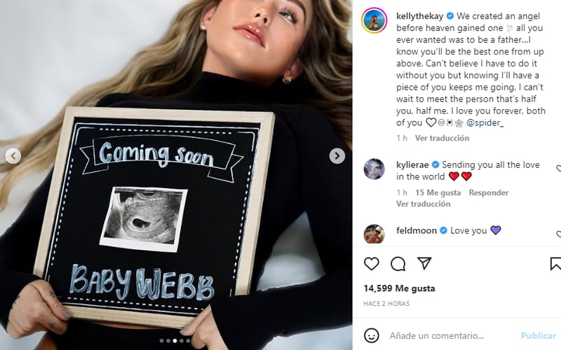 Spencer died not knowing he was going to be a father!