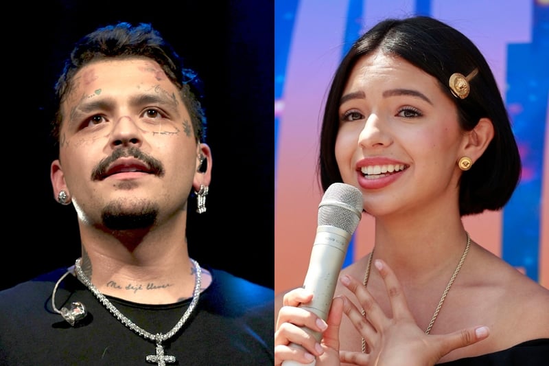 ¿Se confirma embarazo? Christian Nodal sube al escenario a Ángela Aguilar y notan extraño detalle en su físico