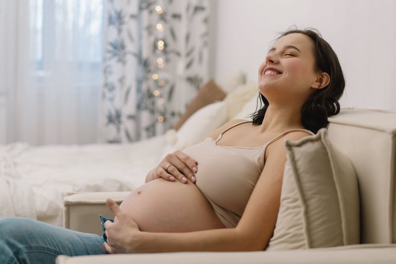 A pregnant woman